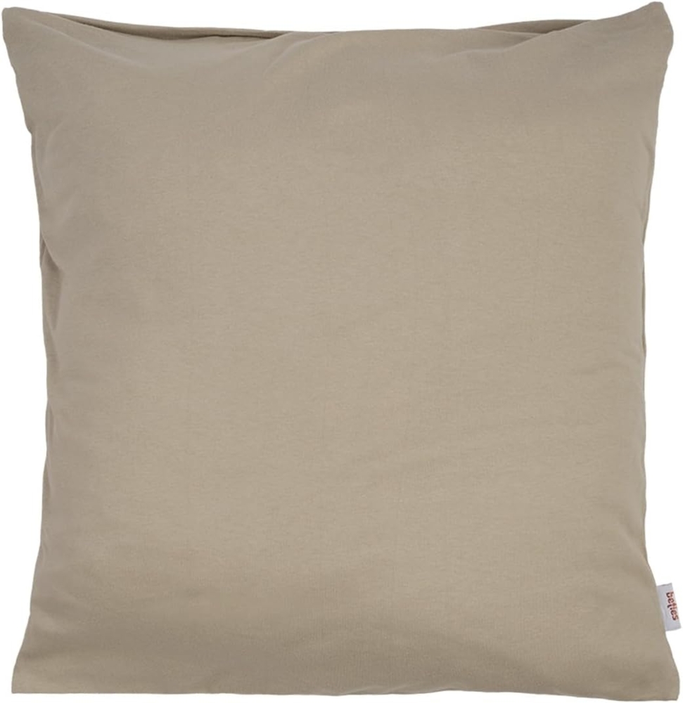 Kissenbezug ca. 40x40 cm Jersey plaza-taupe beties "BasicSoft" Bild 1