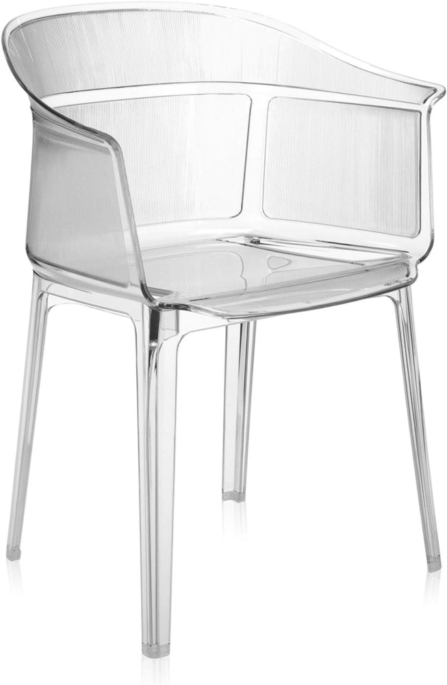 Kartell Papyrus Sessel, Polycarbonat, Transparent, 49 x 79 x 60 cm Bild 1