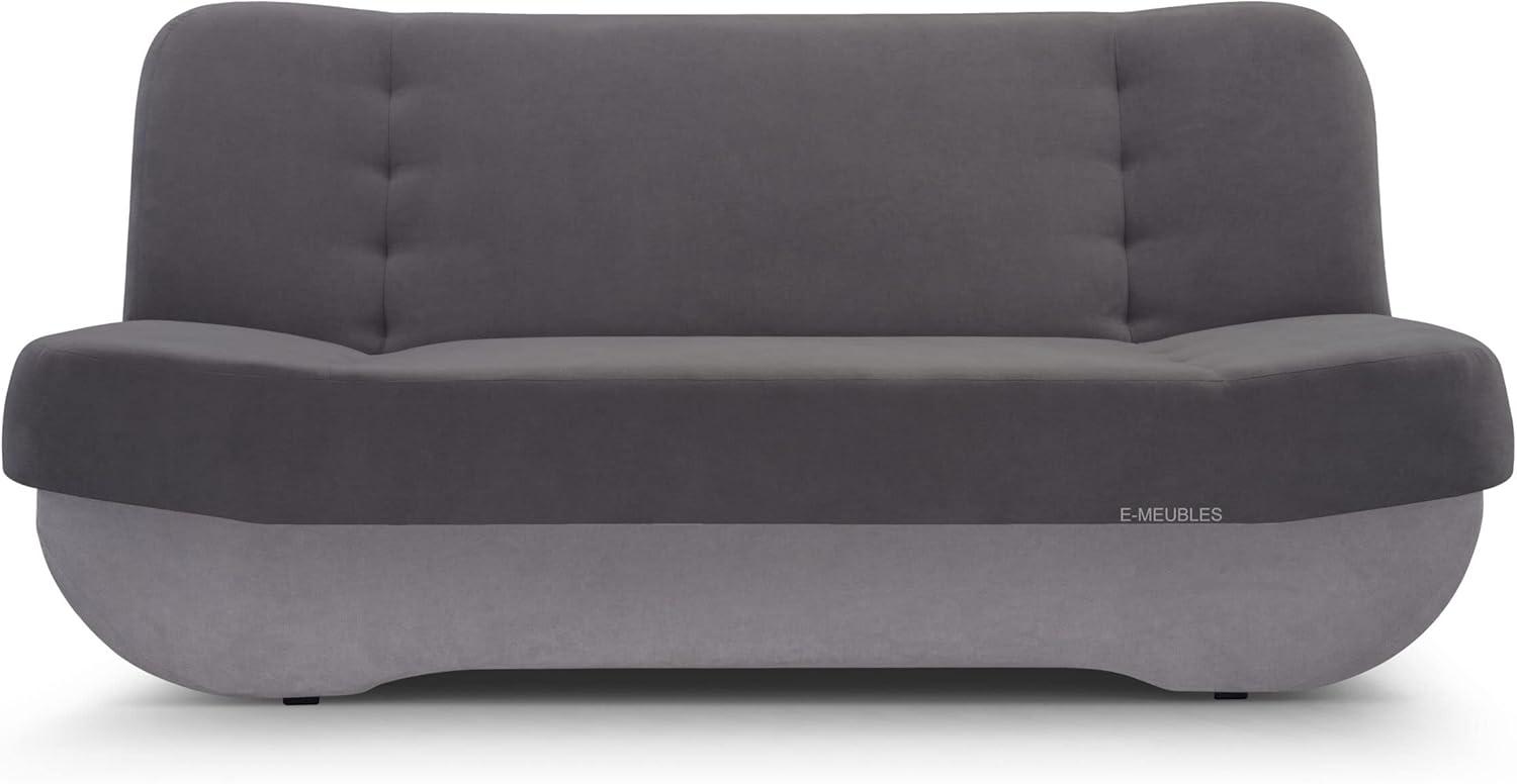 MOEBLO Schlafsofa Pafos, Sofa Kippsofa Klappsofa Clic-Clack, mit Schlaffunktion, mit Bettkasten Bild 1