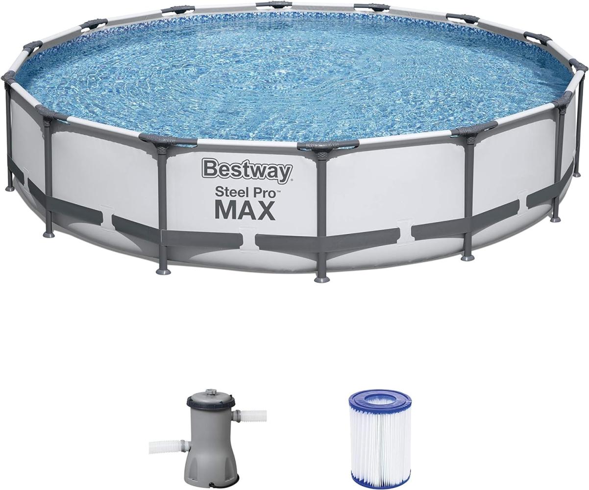 Steel Pro Max Rahmenpool 427X84 14Ft Bestway 3In1 + Pumpe + Filter Ii Bild 1