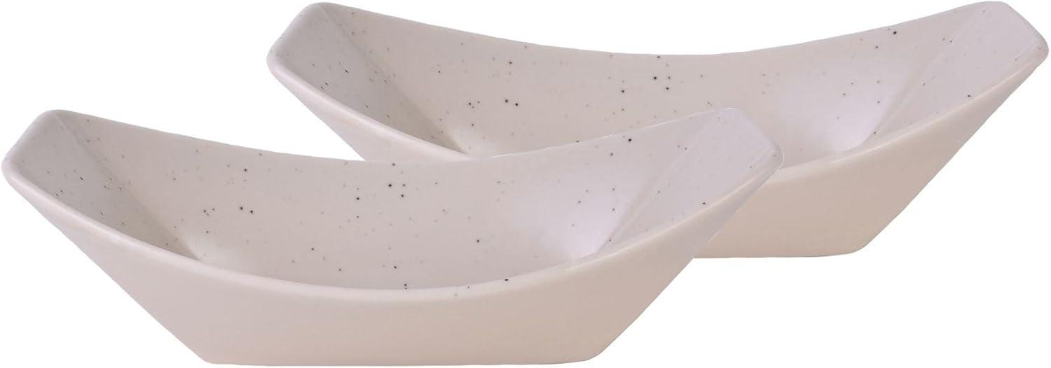 CreaTable 33966 Streat Food Streat Boat Servierschale, creme (1 Set) Bild 1