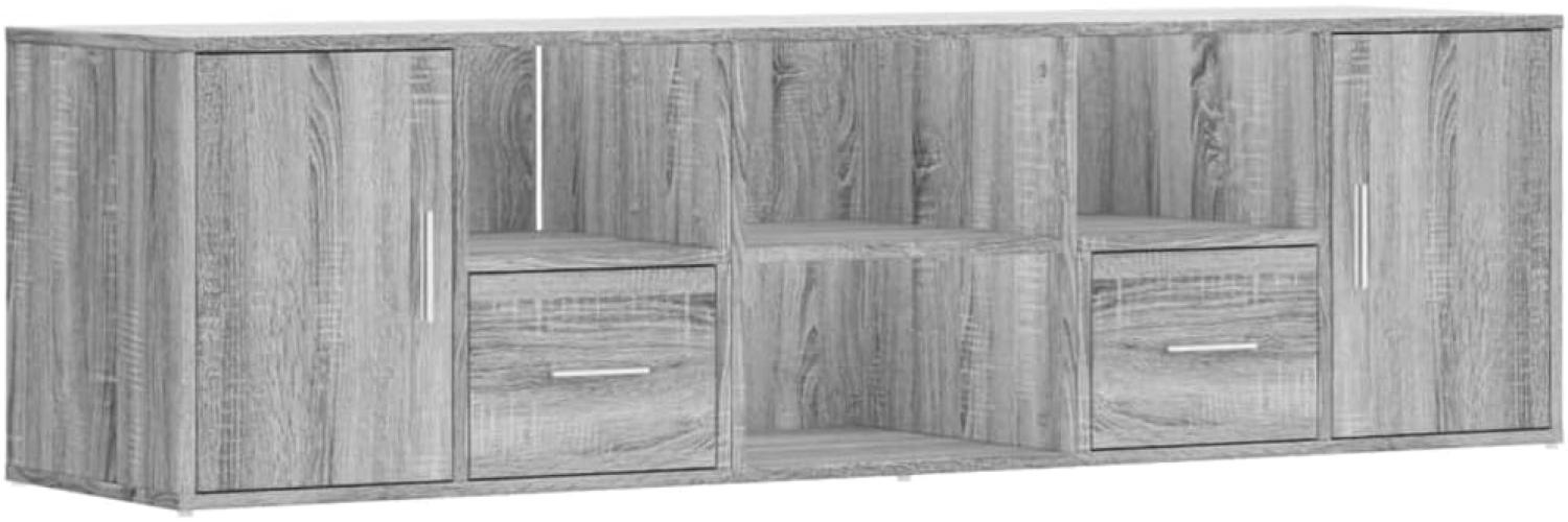 Eckregal Grau Sonoma 160x40x45 cm Holzwerkstoff 3307824 Bild 1