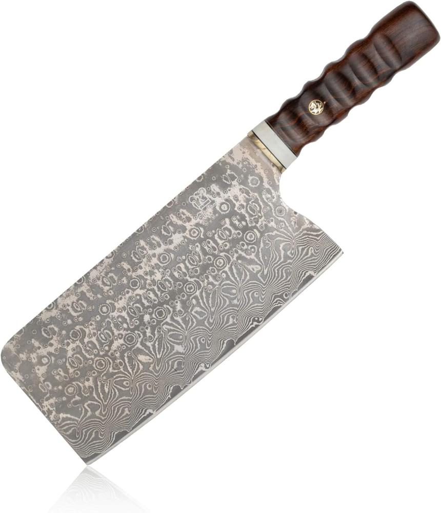 Kuwa Nakiri Damaszener - 67 Lagen Damaststahl & Japanischer VG10 Stahlkern für maximale Performance - Küchenmesser der Extraklasse Bild 1