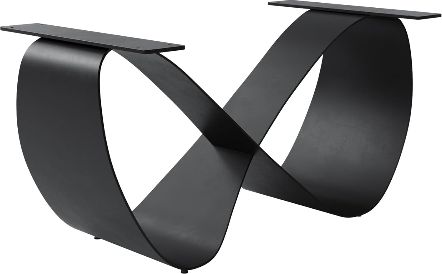Tischgestell Infinity Metall Schwarz für Ausziehtisch von 180-300 cm Bild 1