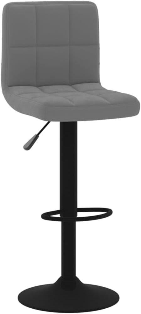 vidaXL Barhocker Dunkelgrau Samt [334295] Bild 1
