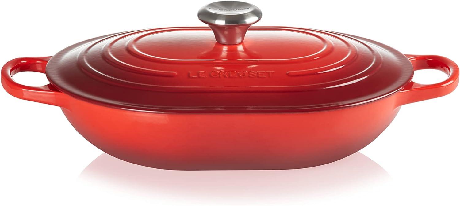 Le Creuset Signature Oblong 31 cm Kirschrot Bild 1