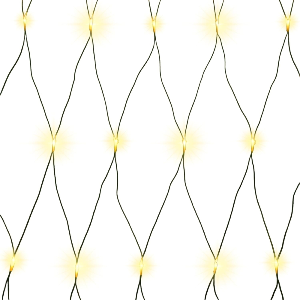 Gartenpirat Lichternetz mit warmweißen LEDs und Timer Batteriebetrieben Bild 1