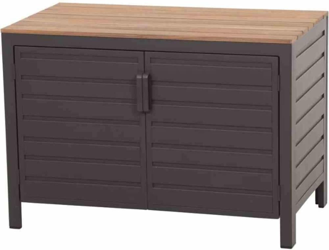 SIENA GARDEN Sierra Outdoor Kitchen Element Mitte niedrig Alu, matt-anthrazit, Teak FSC 100% Bild 1