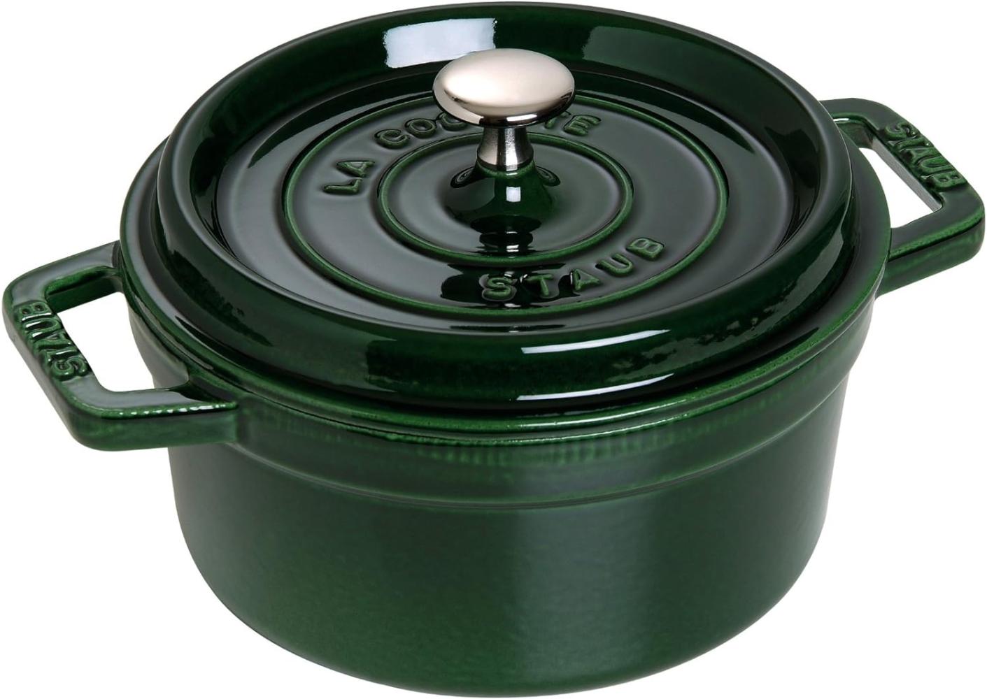 Staub La Cocotte Cocotte 18 cm, rund, Basilikum-Grün, Gusseisen Bild 1