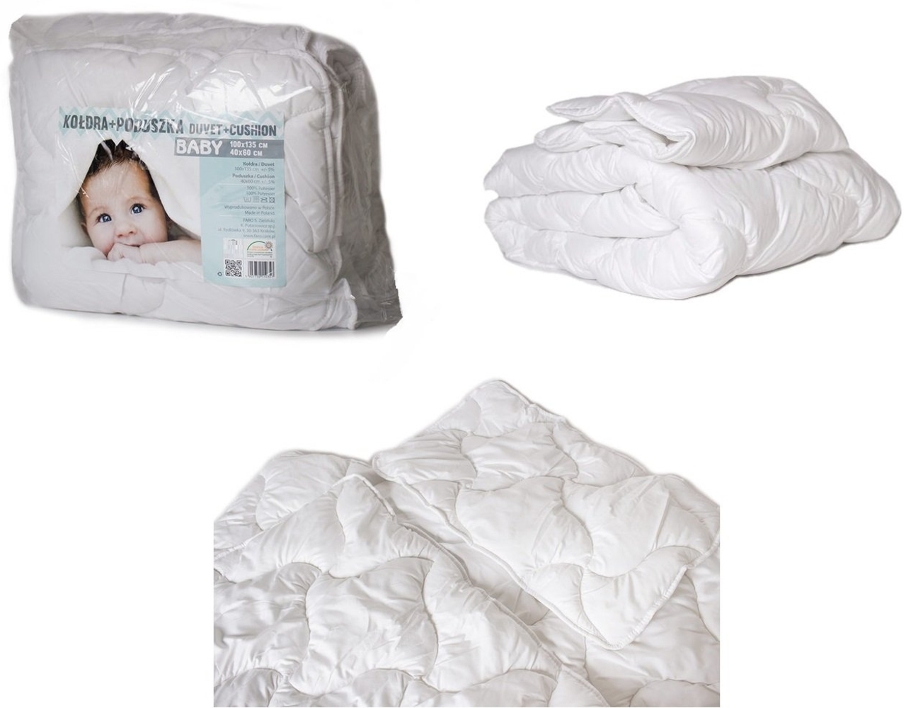 Sweet Dreams Microfaser Kinder Bettdecke und Kissen - Set 100x135 40x60 cm Bild 1