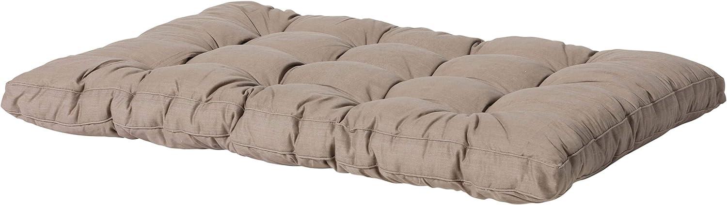 Paletten-Sitzkissen Basic, taupe 50% Baumwolle / 50% Polyester Bild 1