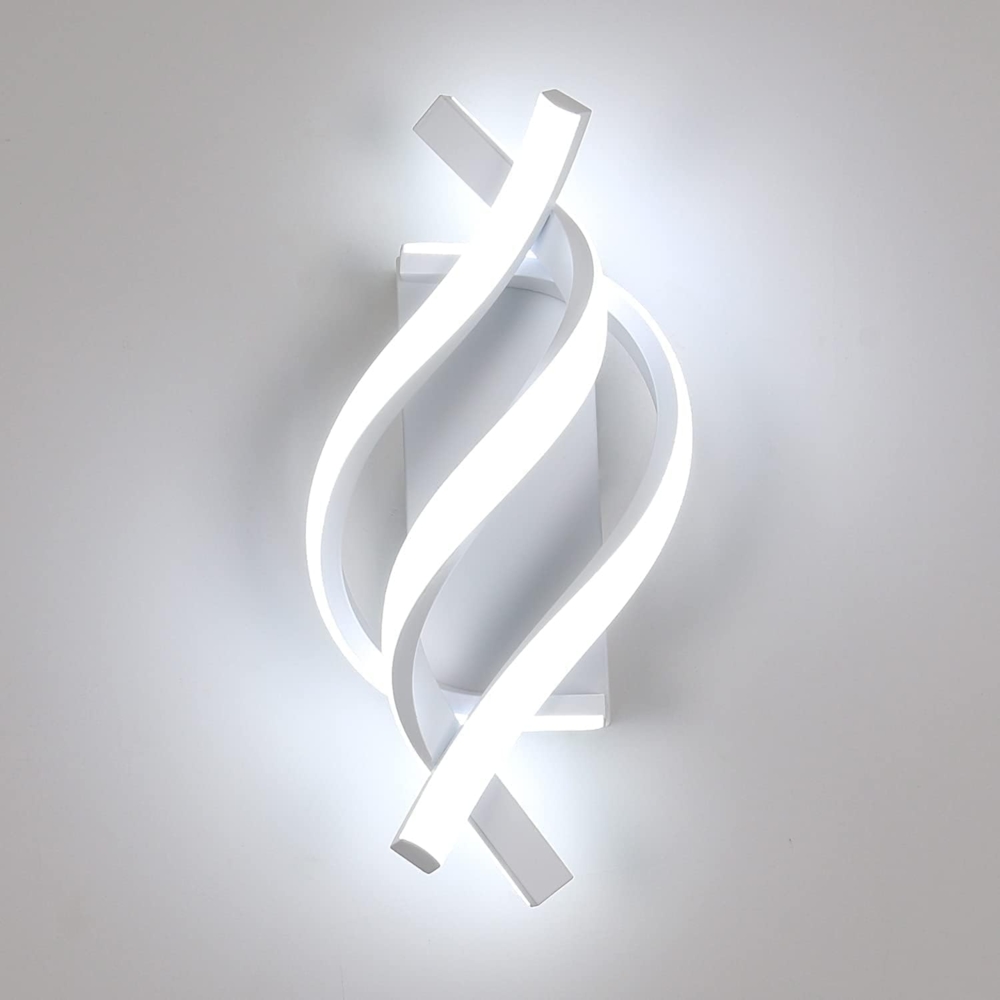 Comely LED Wandleuchte Innen, 22W 2500LM Wandlampe Innen Weiß, 6500K Modern Wandbeleuchtung LED für Wohnzimmer Schlafzimmer Treppenhaus Flur Bild 1