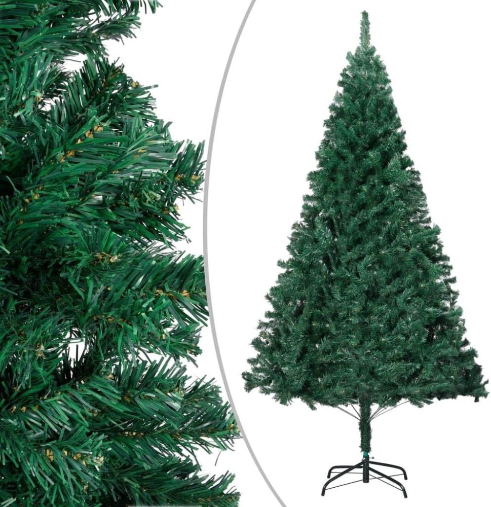 vidaXL Künstlicher Weihnachtsbaum mit Dicken Zweigen Grün 210 cm PVC 321036 Bild 1