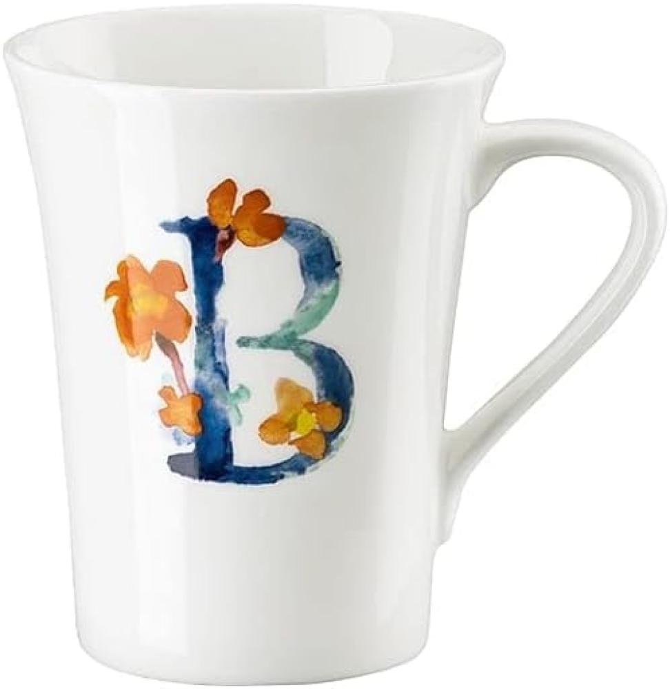 Becher mit Henkel Flower Alphabet B-Begonia Hutschenreuther Becher, Handpflege Bild 1