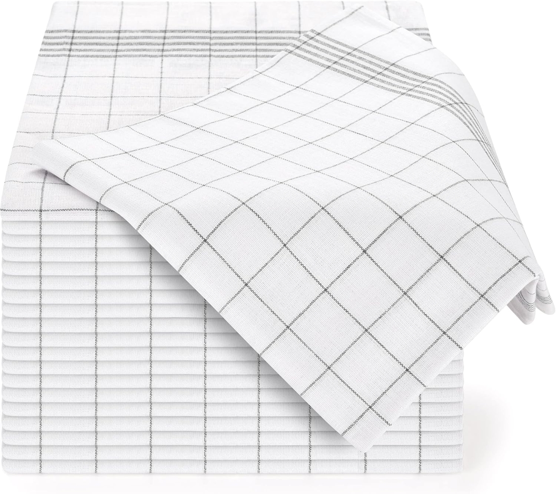 Blumtal Geschirrtuch Hochwertige im praktischen Set, (Set, 20-tlg, Set bestehend aus 5, 10 oder 20), in der Größe 50x70 cm, 100% Baumwolle Bild 1