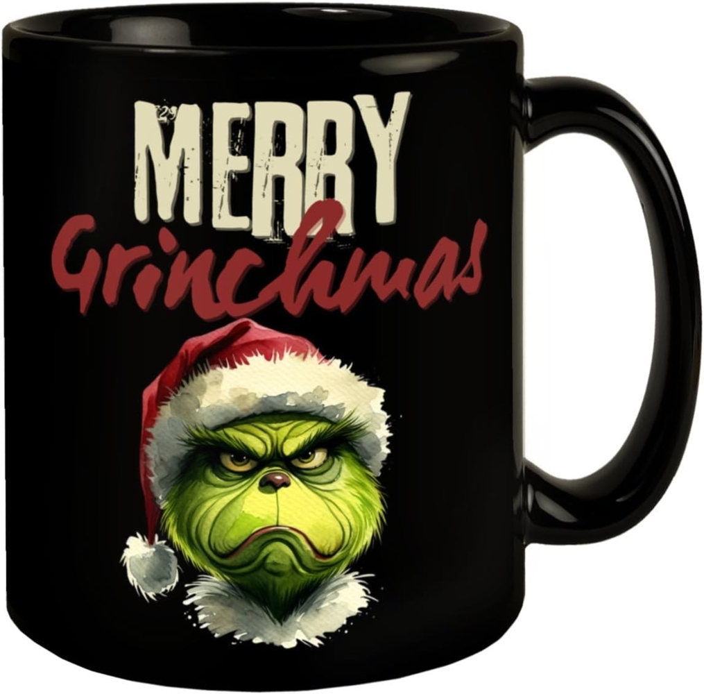 speecheese Tasse Merry Grinchmas Weihnachtsmuffel Tasse Bild 1