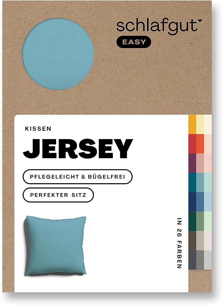 Schlafgut Kissenbezug EASY Jersey, (1 Stück), Kissenhülle mit Reißverschluss, weich und saugfähig, Kissenbezug Bild 1