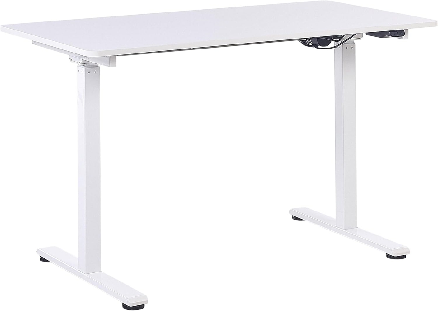 Höhenverstellbarer Schreibtisch Elektrisch Weiß GRIFTON Bild 1