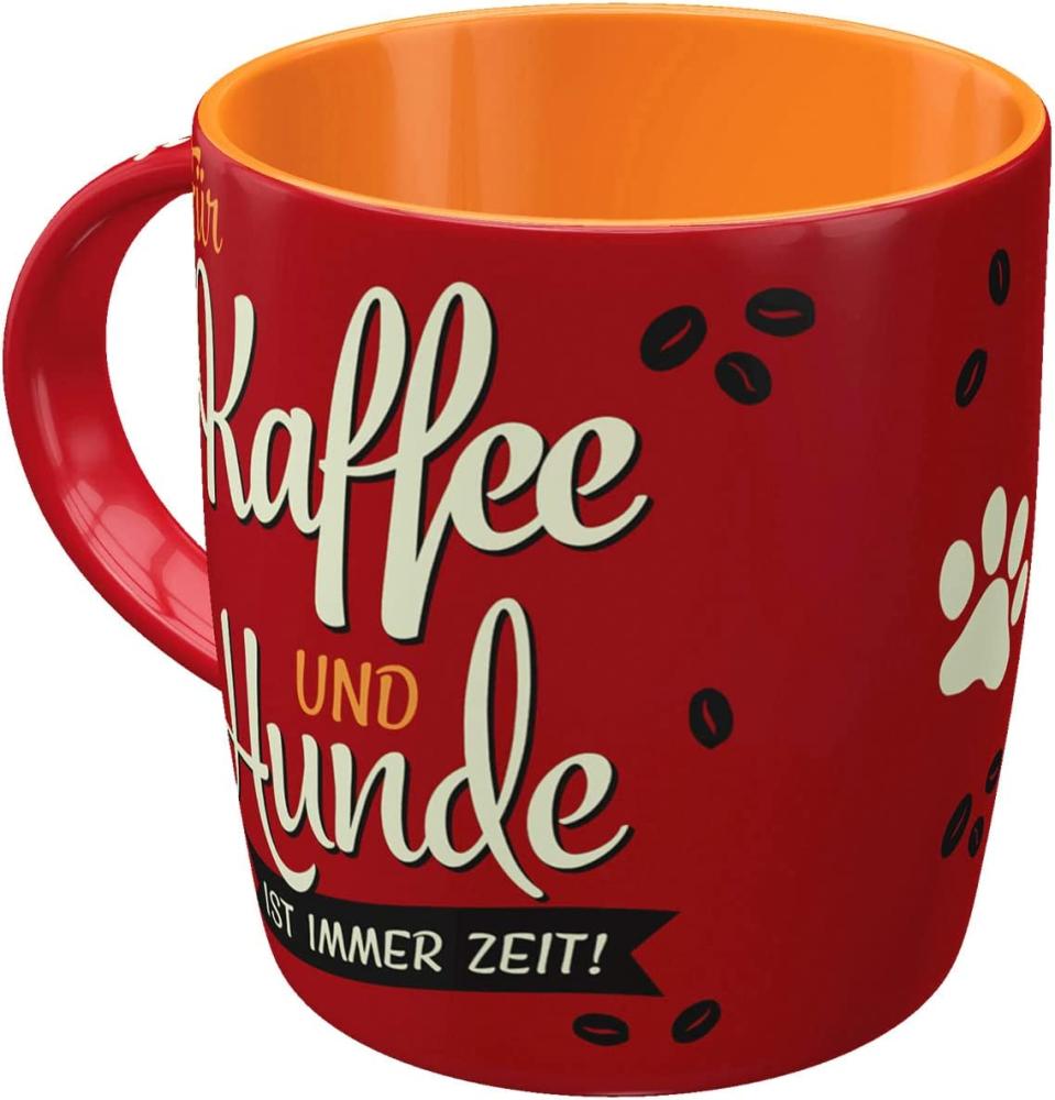 Nostalgic-Art Tasse Kaffeetasse - PfotenSchild - Kaffee & Hunde Bild 1