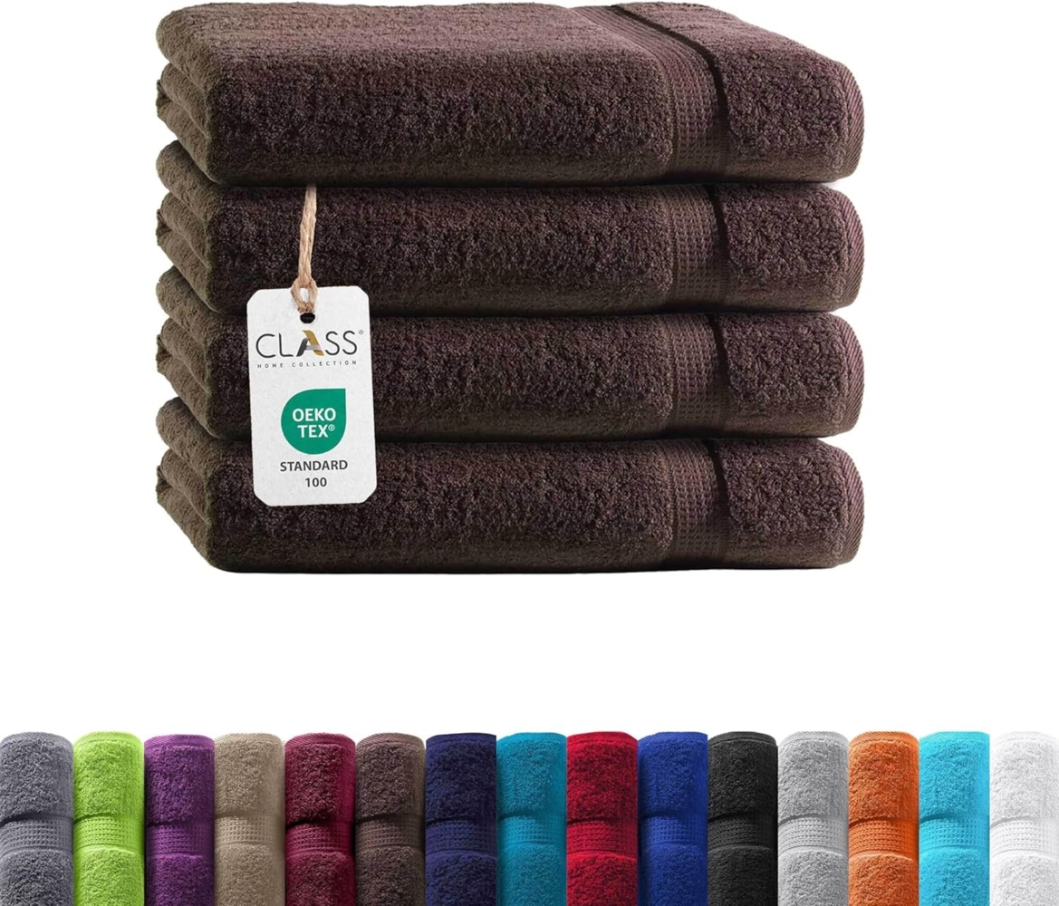 TRENDBUY24 Handtuch Set Handtücher Duschtücher Gästetücher Baumwolle Frottee Premium 4er Set, 100% Baumwolle (4-St), Duschtuch Bild 1
