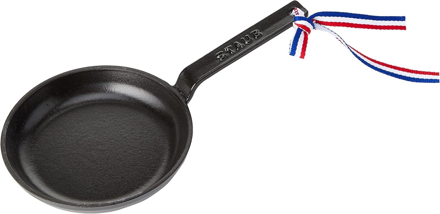 Staub Pans Mini Bratpfanne 12 cm, Gusseisen, Schwarz Bild 1