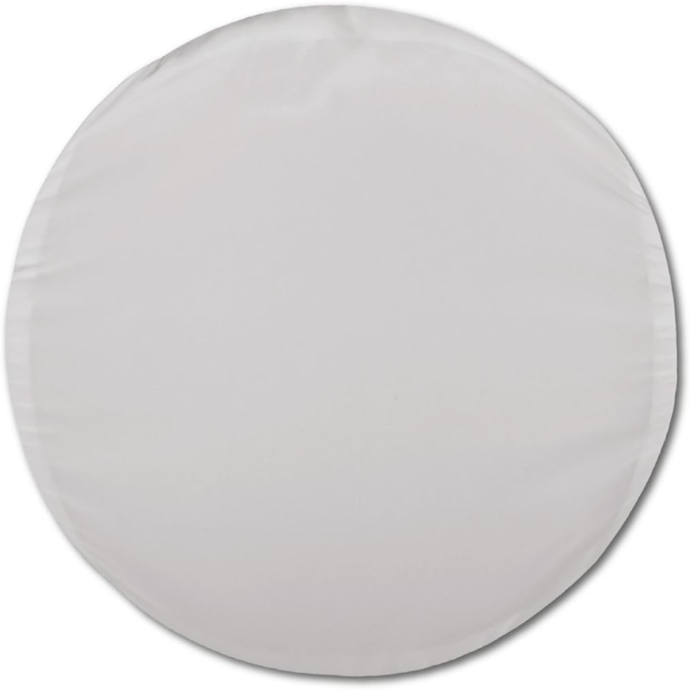 Kissenhülle Dekokissen Kissenbezug Microfaser - viele Größen und Farben Grau Ø 30 cm Bild 1