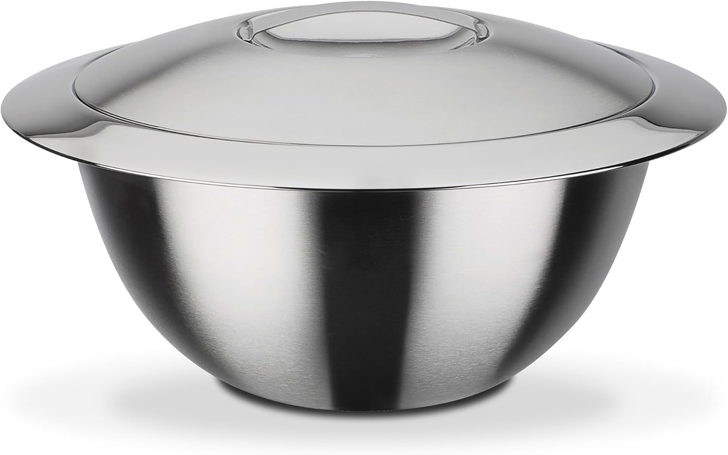 GSW 552394 Thermoschüssel mit Deckel, Edelstahl rostfrei - ⌀22 cm, Silber Bild 1