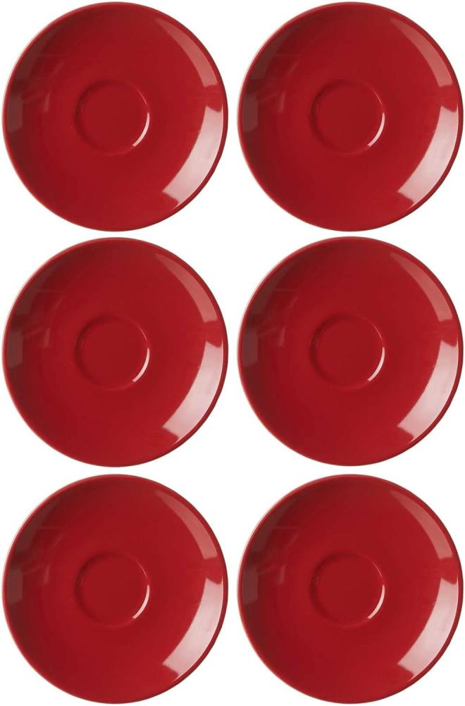 Ritzenhoff & Breker DOPPIO Espressountertasse 12 cm rot 6er Set Bild 1