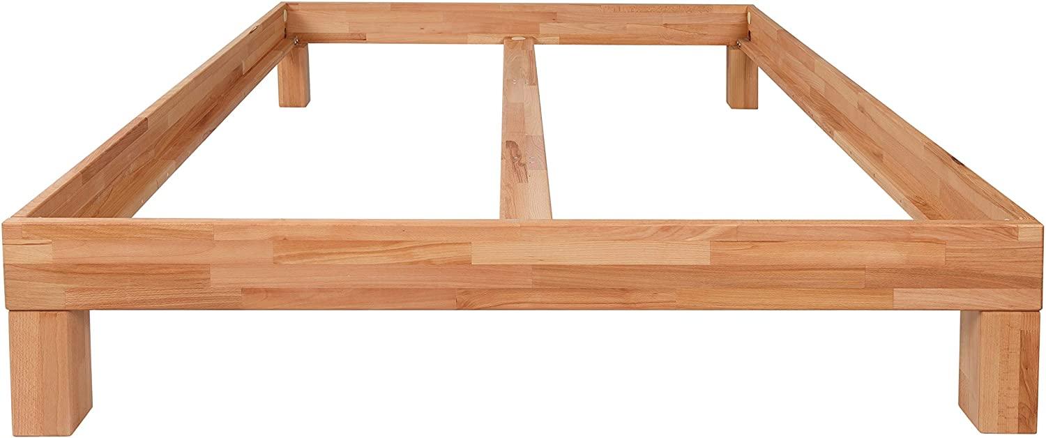 Krok Wood Massivholzbett Jana in Buche (140x200 cm) Bild 1