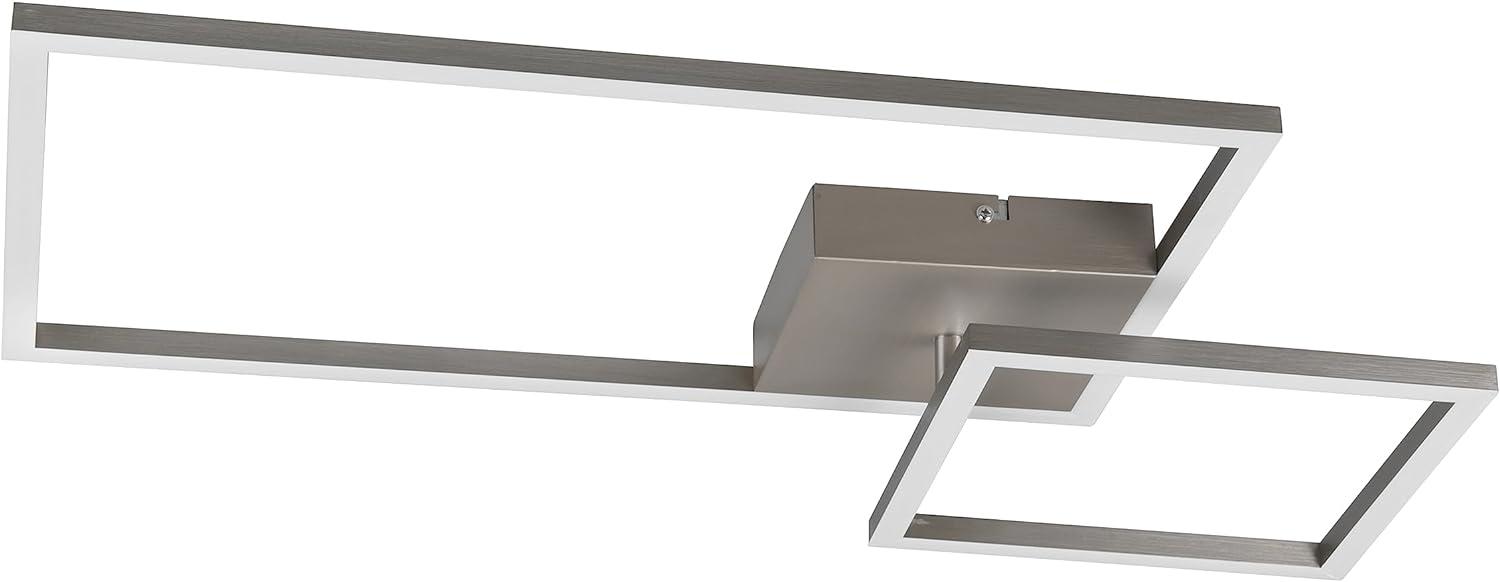 LED Deckenleuchte PADELLA Silber - dimmbar 63cm breit Neutralweiß Bild 1