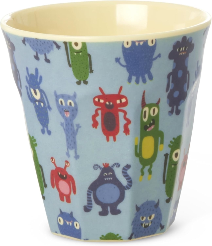 Rice Melamin Becher Monster Hellblau Monsters Print Medium Bild 1