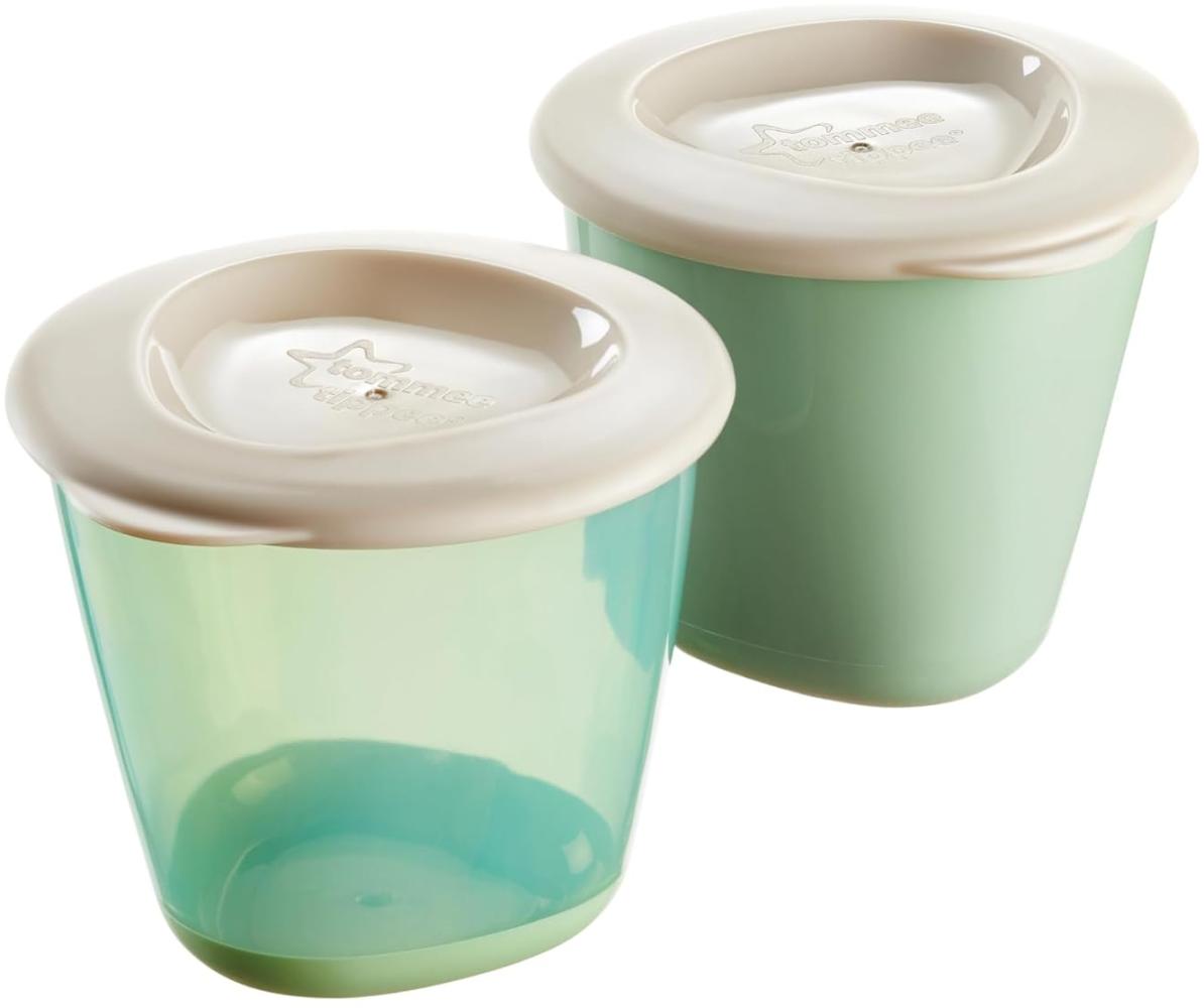 Tommee Tippee Explora 2er Pack große Essbecher mit flexiblem Boden blau A Bild 1