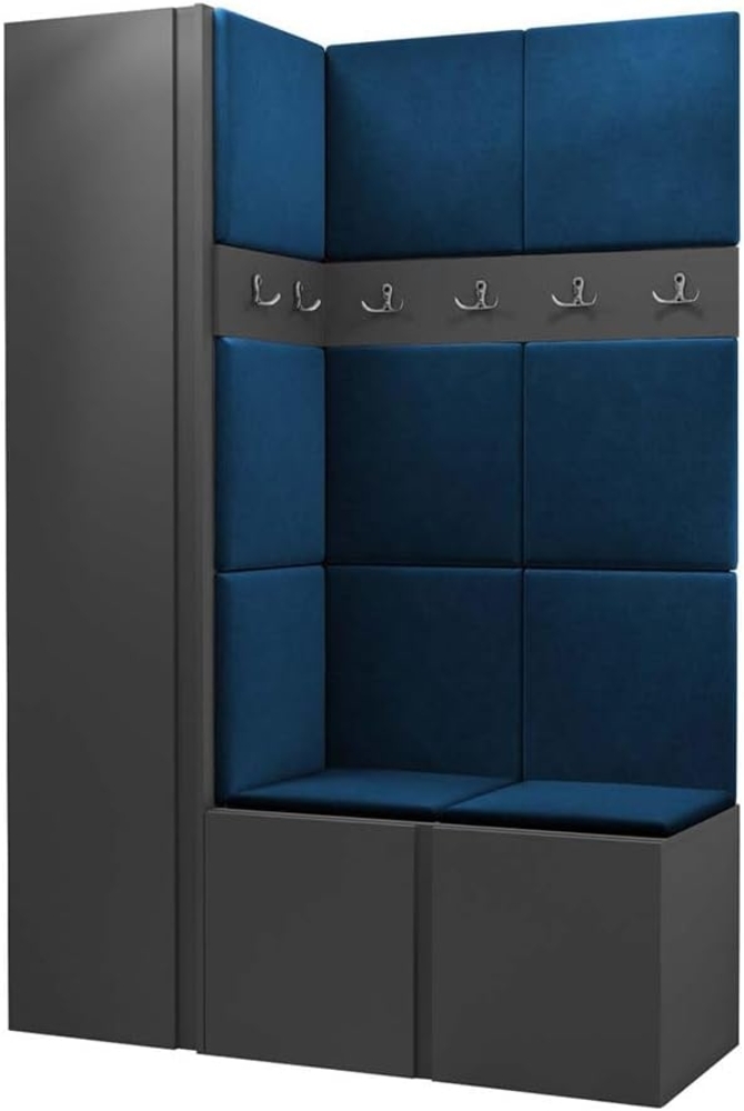 Garderoben-Set Monati IX, Graphit, Farbe: Manila 26 Bild 1