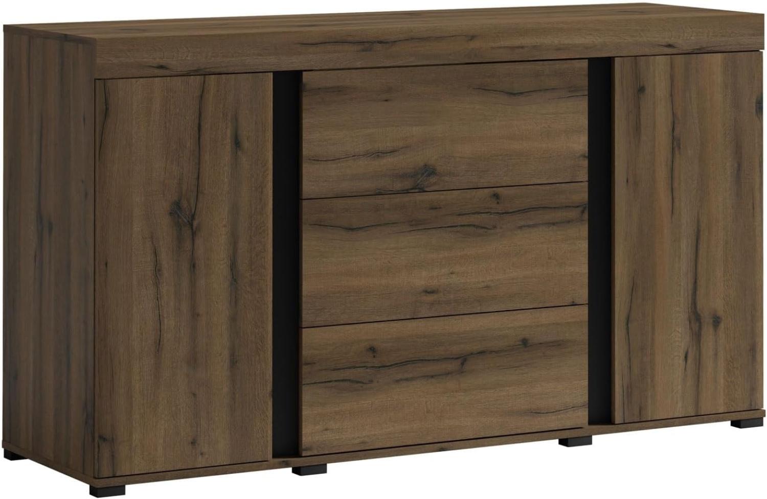 Kommode Avignon Sideboard 160 x 50 x 91 cm 3 Schubladen Bild 1