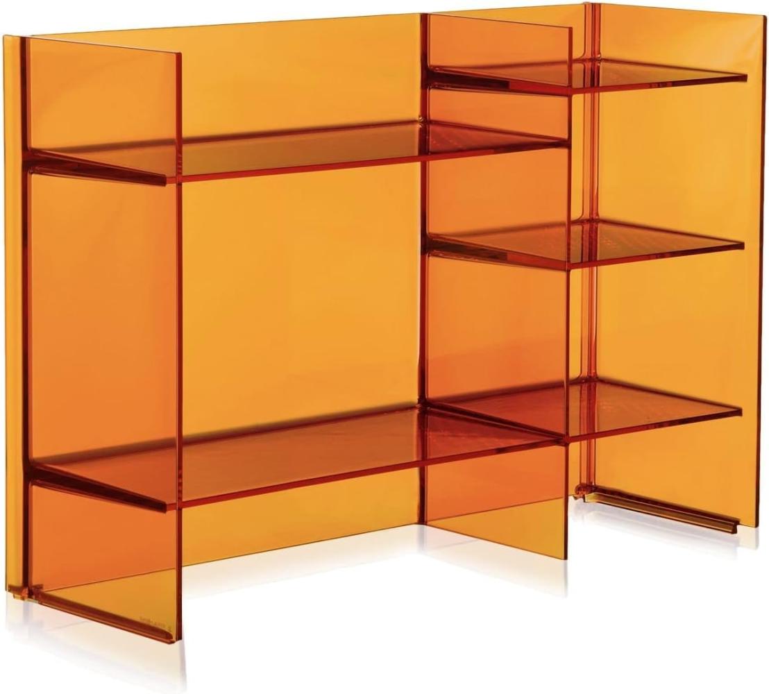 Kartell Sound-Rack, Bambus, Amber, 26 x 53 x 75 cm Bild 1