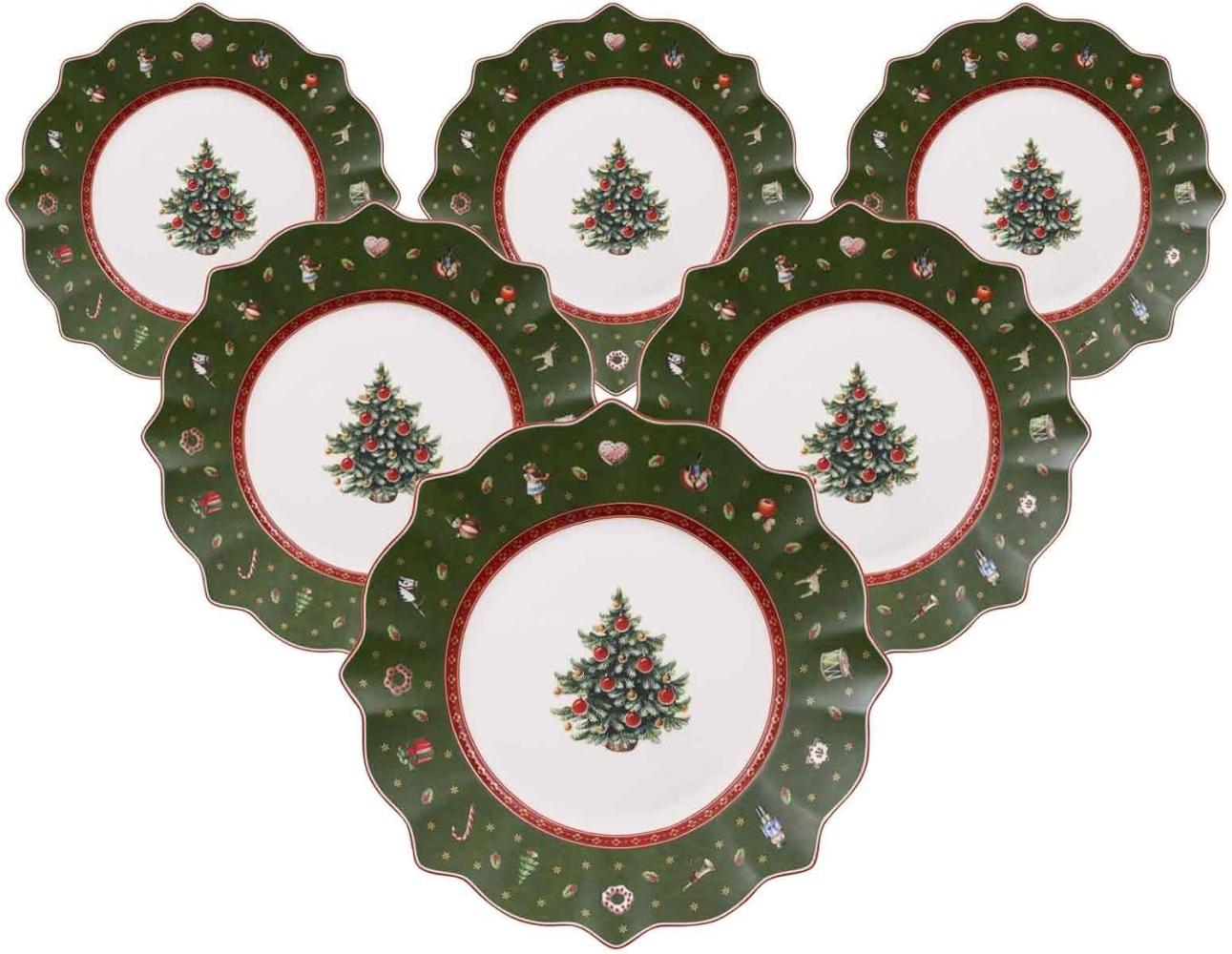 Villeroy & Boch Toy's Delight Frühstücksteller ø 24,5 cm grün 6er Set - DS Bild 1