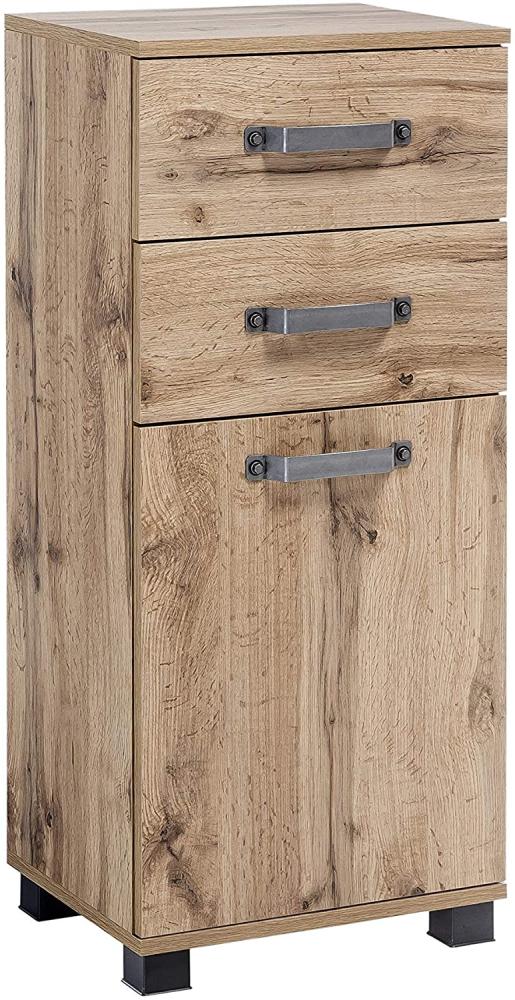 Schildmeyer Milan Unterschrank 134885, Eiche landhaus Dekor, 40. 3 x 32 x 94. 8 cm Bild 1