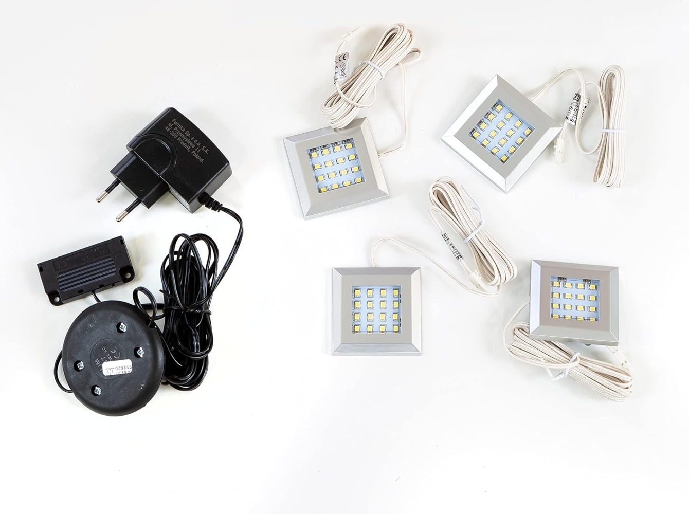 FORTE LED Beleuchtung, kaltweiß, Kunststoff, 1,9 x 1,6 x 1,3 cm Bild 1