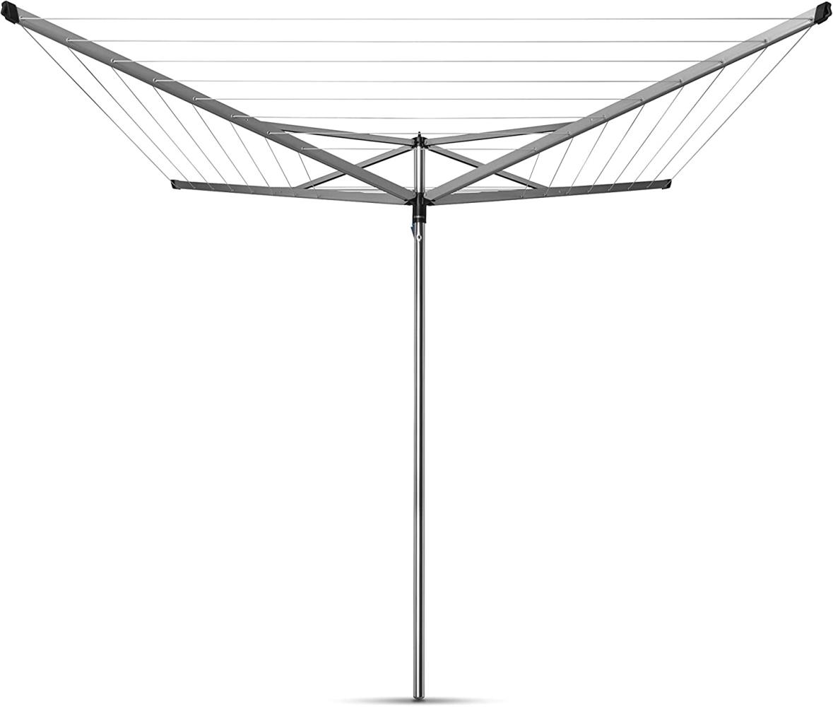 Wäschespinne Compact 40 M - 4 Arme - 35 mm Rohr mit Kunststoff-Bodenhülse Bild 1
