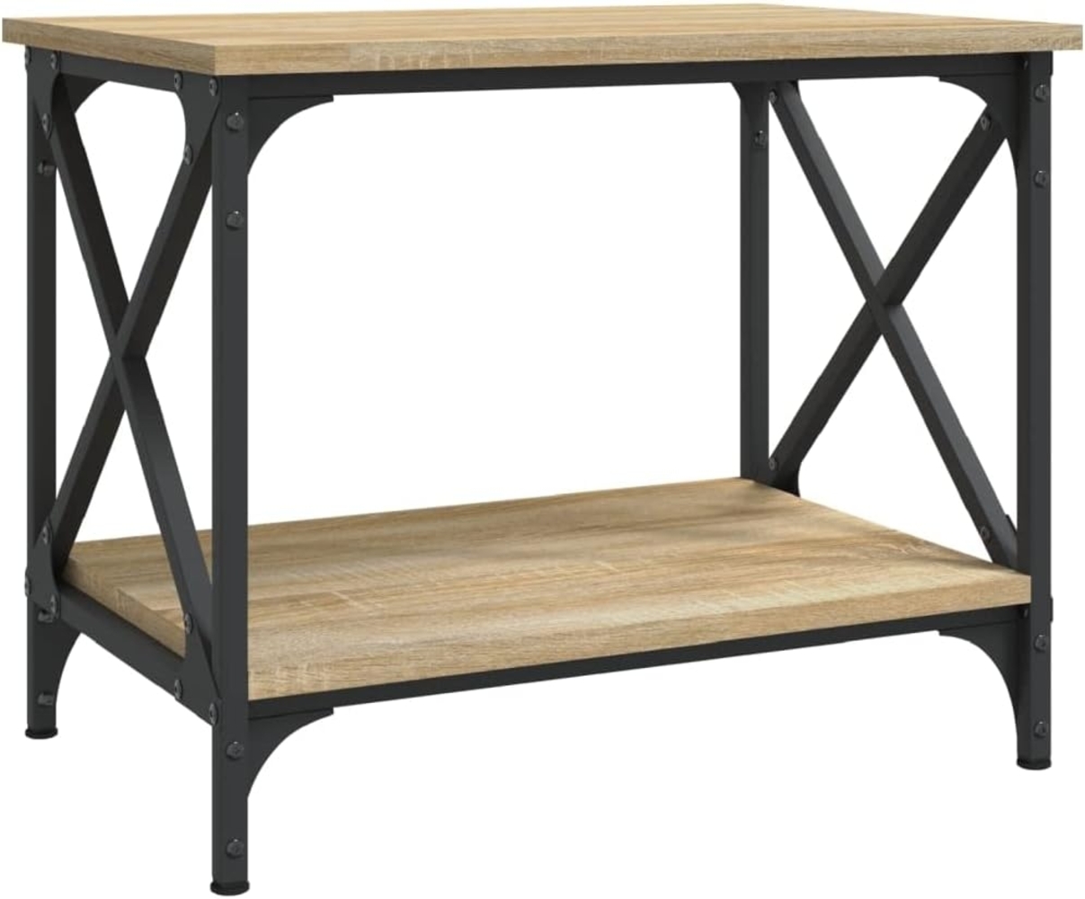vidaXL Beistelltisch Sonoma-Eiche 55x38x45 cm Holzwerkstoff 823328 Bild 1