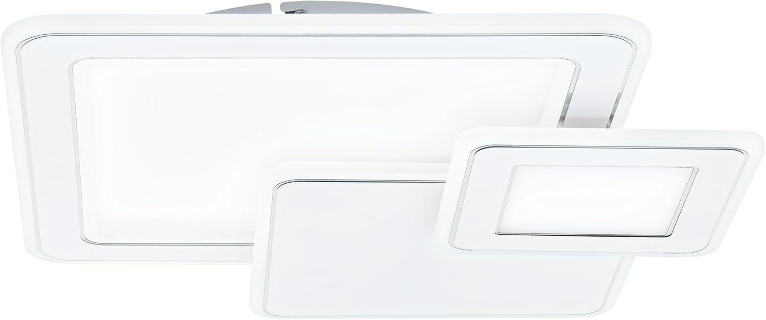 Eglo 'Mentalurgia' Wand- / Deckenleuchte, 2700-6500 K, Kunststoff weiß, 6 x 48 x 48 cm Bild 1