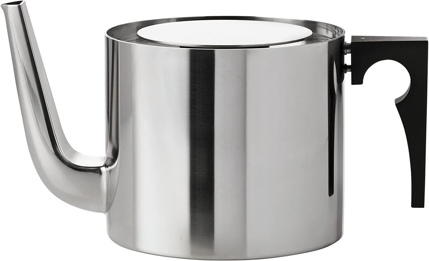 Stelton AJ Teekanne 1,25 L, Designer Teebehälter, Teepot, Teebereiter, AJ Cylinder Line, 04-2 Bild 1