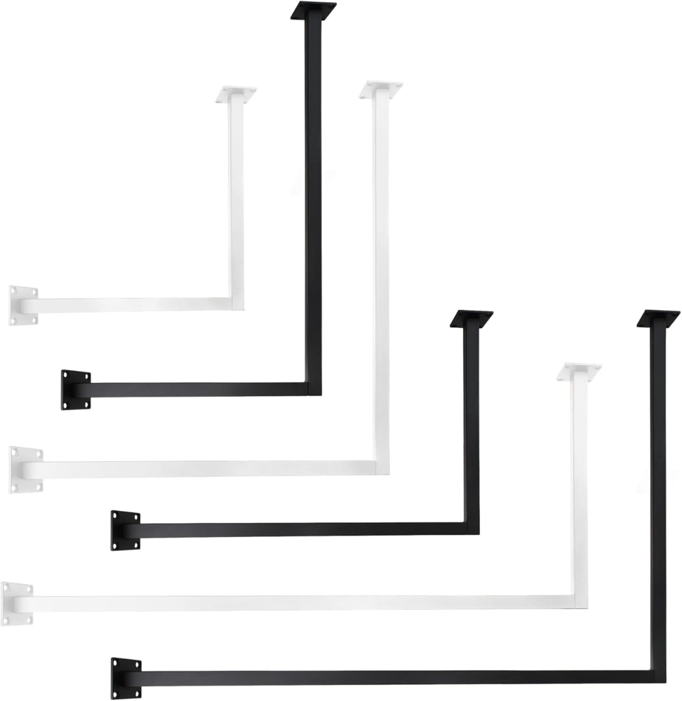 Natural Goods Berlin Wandgarderobe ÜBERECK, Kleiderständer, Garderobenhalter, Deckenhalterung, Kleiderstange Bild 1