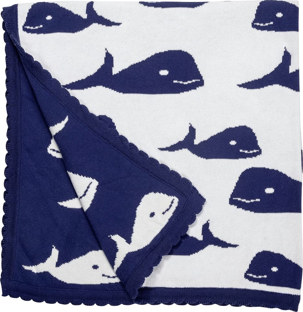 HANSEKIND Strickdecke Wal navy 629282 Bild 1