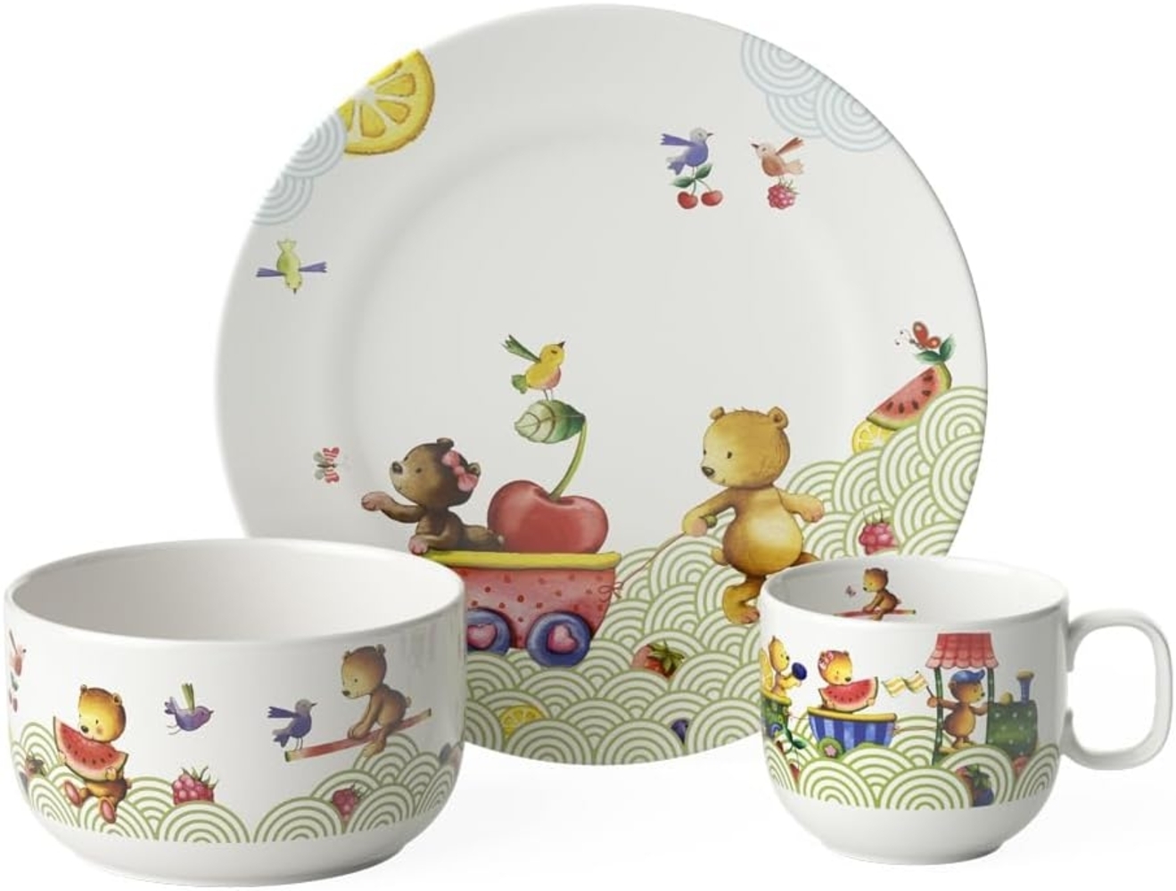 Villeroy & Boch HUNGRY AS A BEAR Kindergeschirrset 3-tlg Bild 1