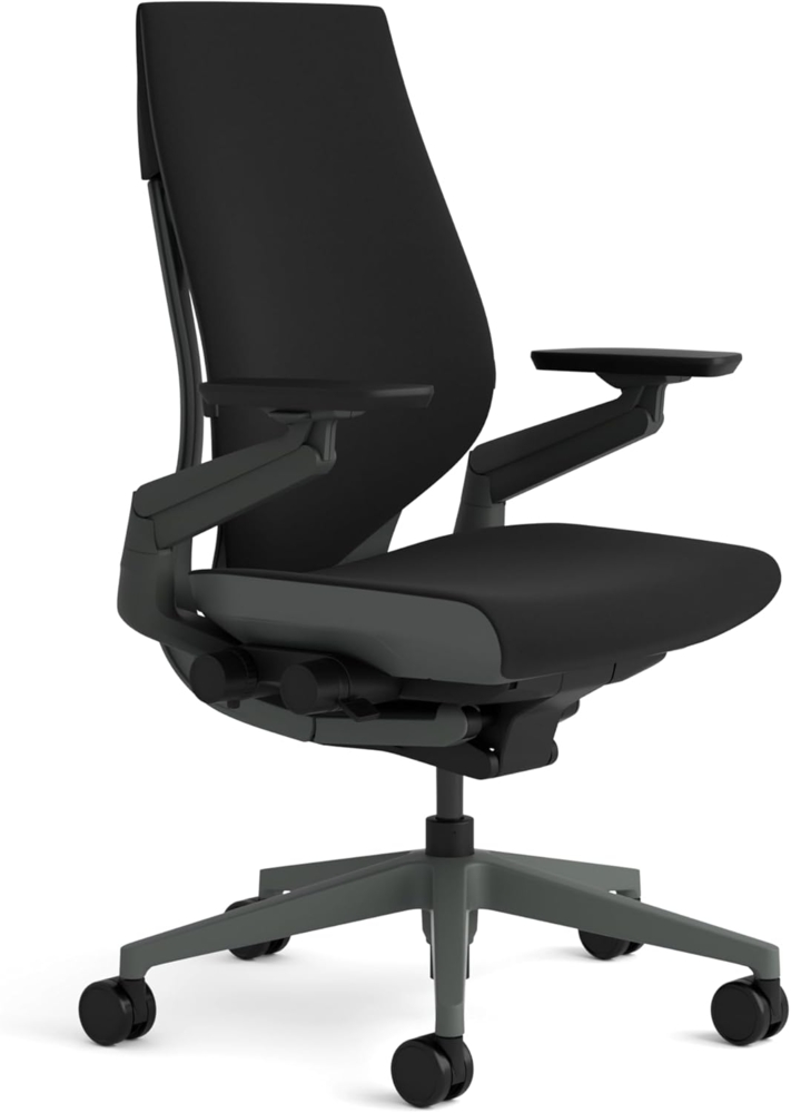 Steelcase Gesture Bürostuhl mit Bezug in Onyx Schwarz, 66x62. 5x104 cm Bild 1