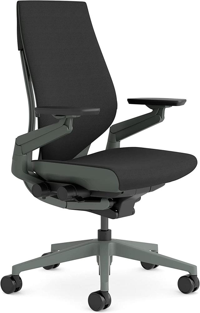 Steelcase Gesture Bürostuhl mit Bezug in Onyx Schwarz, 66 x 62. 5 x 104cm Bild 1