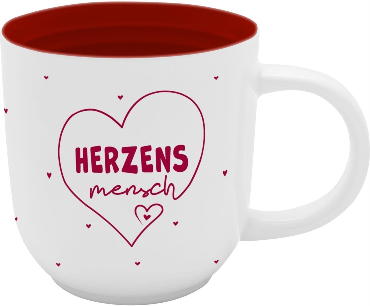 Tasse Kaffeetasse Kaffeebecher 50cl Geschenk Weihnachten Sheepworld HERZEN 51194 Bild 1