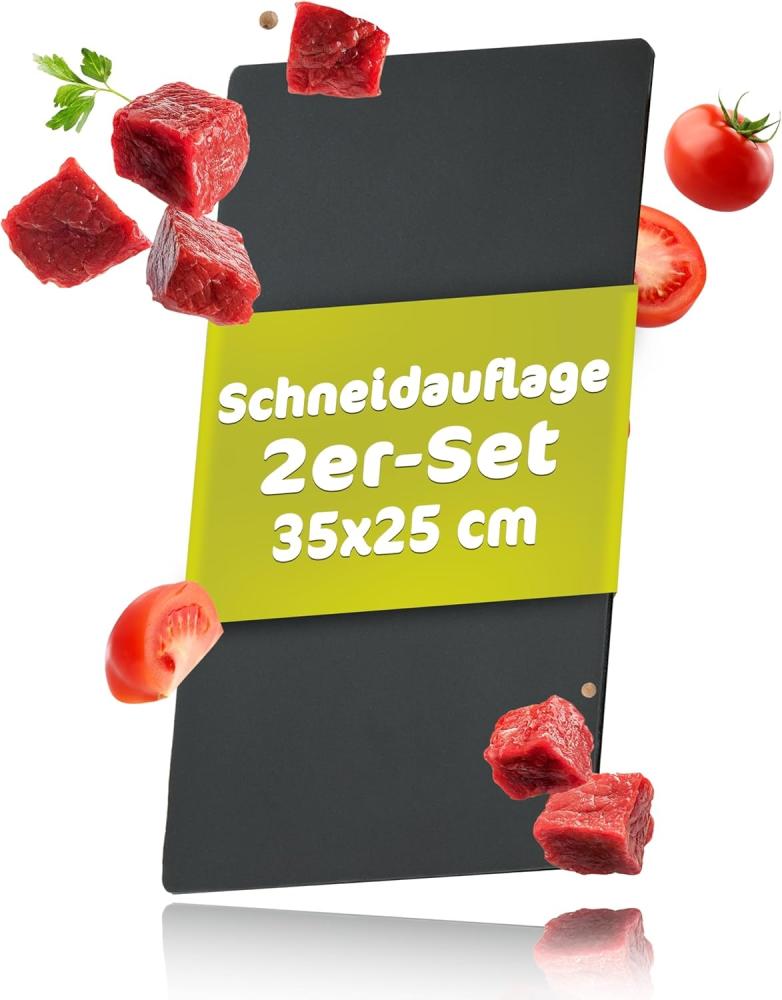 Rösle Schneidauflage Schwarz 2er Set 35x25 cm Bild 1