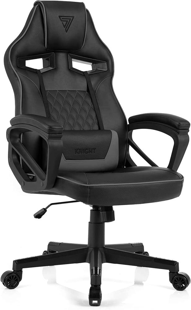 SENSE7 Knight black and gray armchair Bild 1